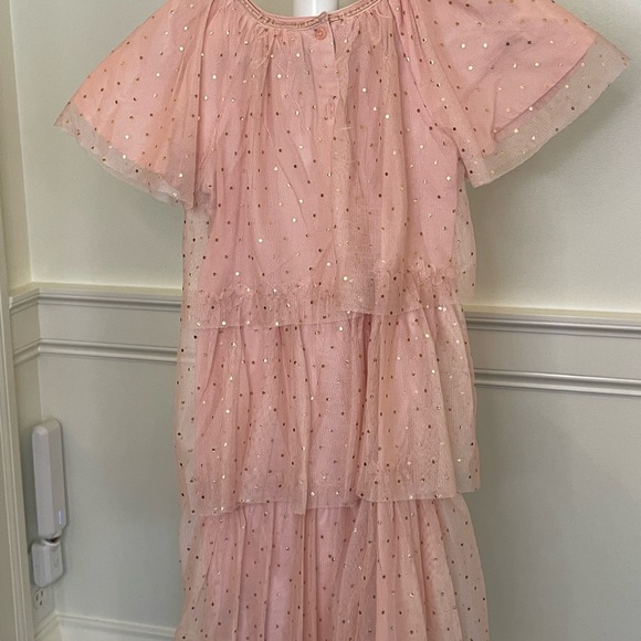 EUC Baby GAP Pink Tulle Tiered Dress - size 5 - Picture 5 of 8